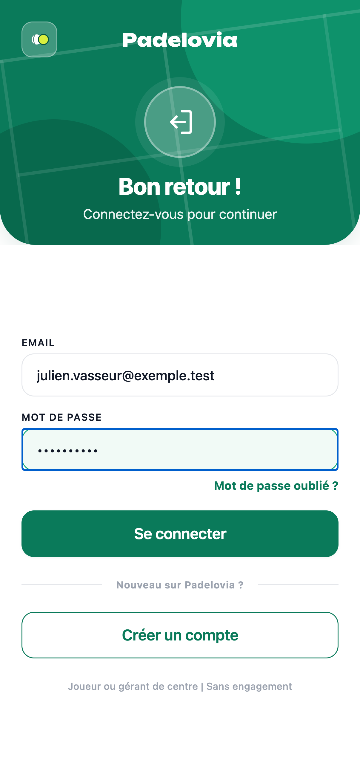 Créer votre compte