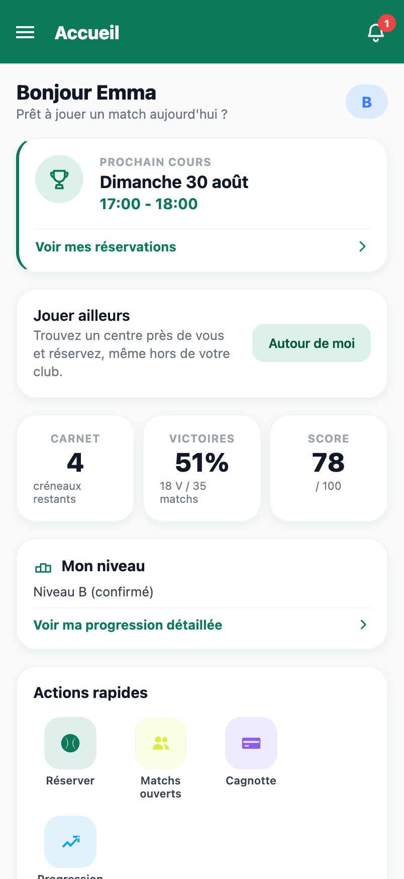 Votre accueil