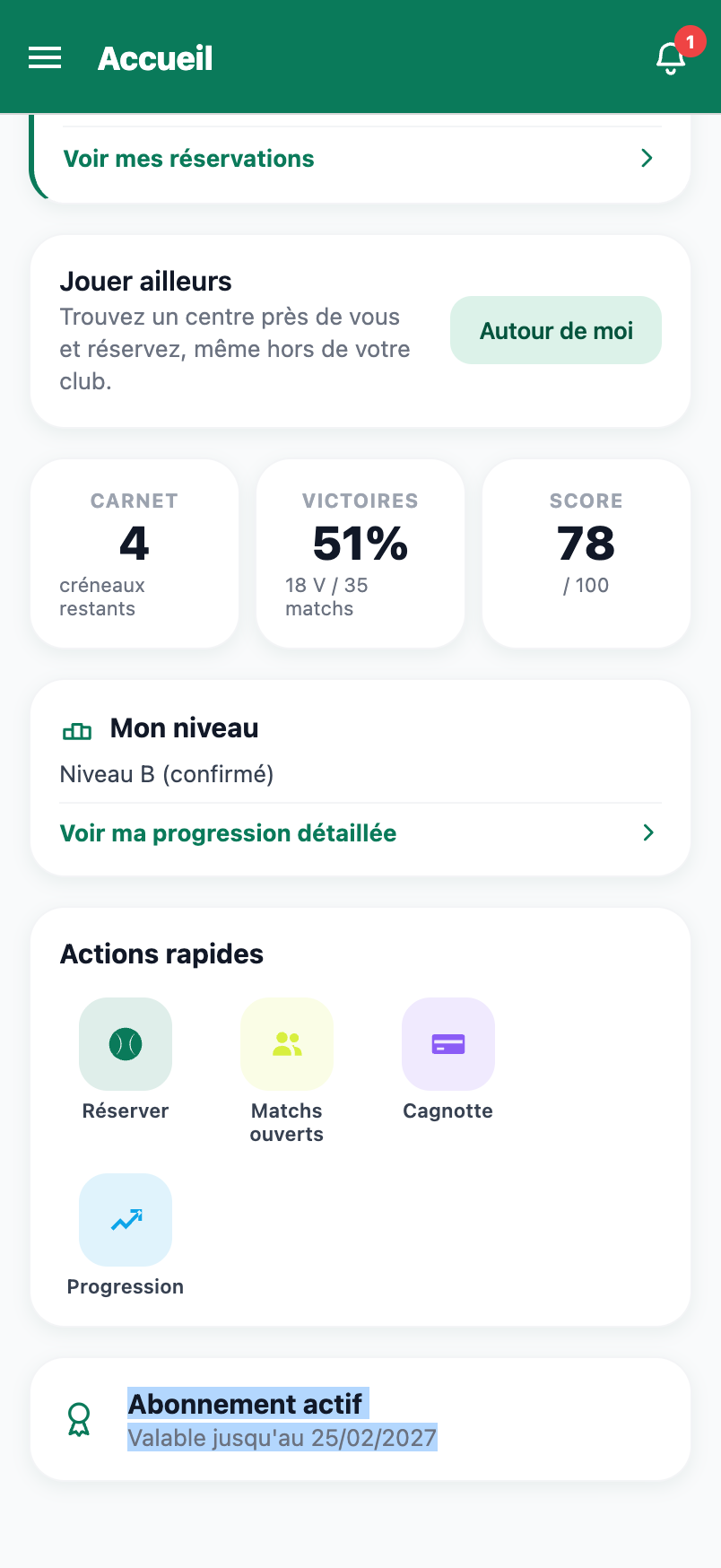 Les centres autour de vous